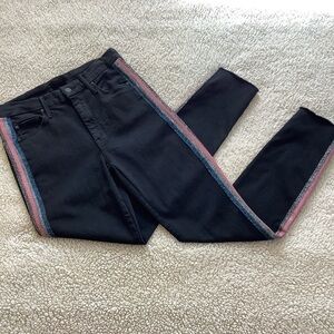 Mother Guilty Glitter Racer Looker Jeans Sz-26